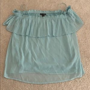 Baby Blue Sheer Top